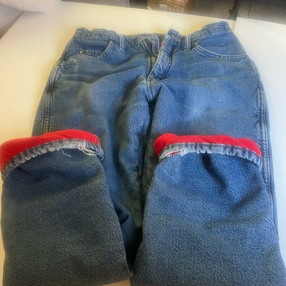 Wrangler Rugged Wear Distressed Thrashed Fleece Men’s 30x32” Grunge Denim Jeans - Picture 2 of 13